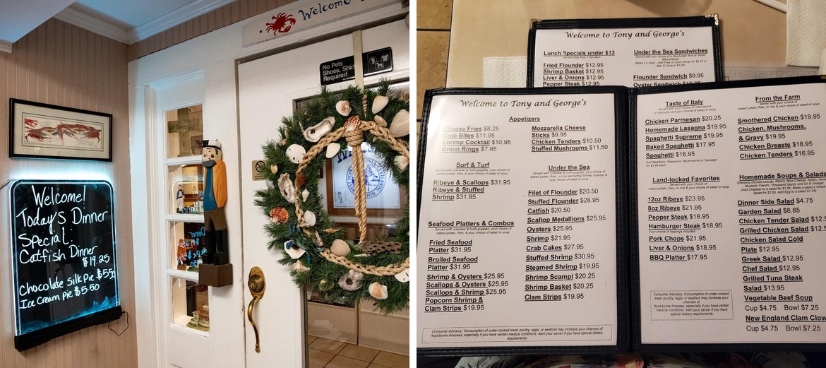 Tony & Georges Seafood/Italian